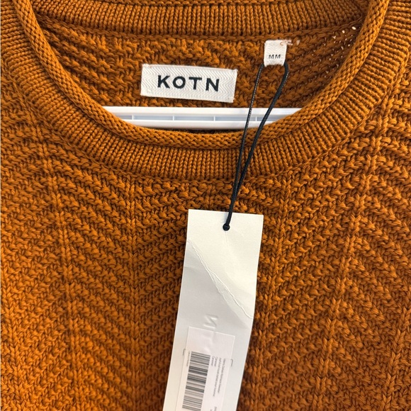 KOTN Men's Dahab Rollneck Sweater in Caramel - Picture 3 of 4
